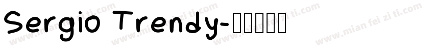 Sergio Trendy字体转换
